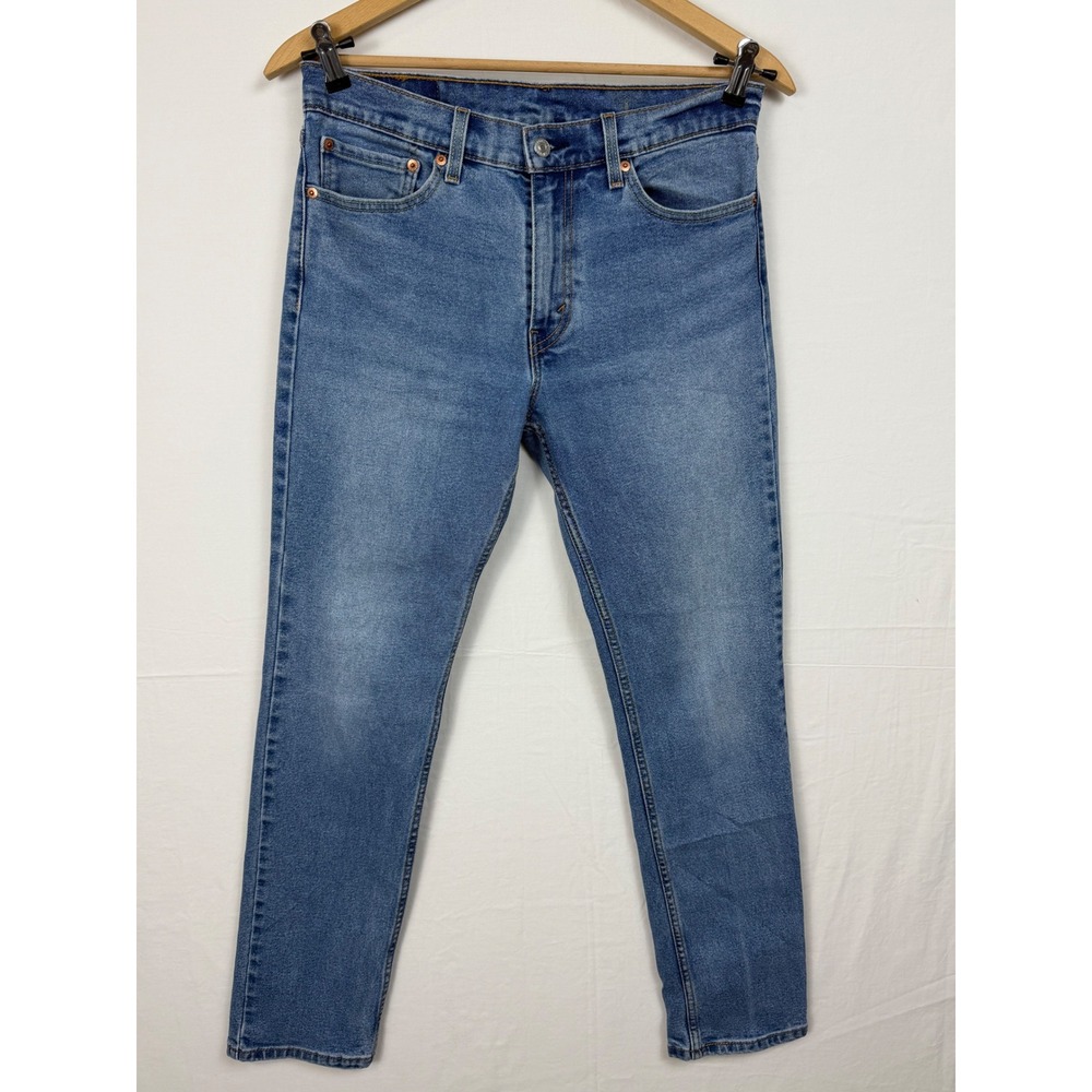Levi's Mens Cotton Blend Jeans 32x32 Blue 511 Slim Fit Stretch Denim 04511-5222